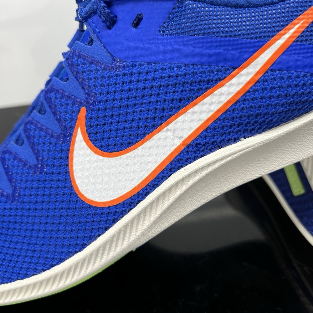 Nike Zoom Rival Track & Field Distance Men's Size 9.5 Spikes Racer Blue - Picture 15 of 16